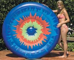 Tie Dye Island Inflatable Pool Lounger
