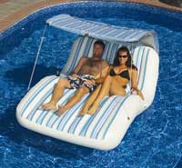 Luxury Cabana Double Swimming Pool Lounger