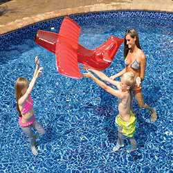 Red Airplane Glider Inflatable Pool Toy