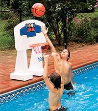 Pool Jam Basketball Goal for In Ground Swimming Pools