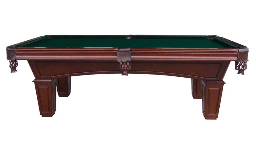 Carmelli Oxford 8 ft Solid Wood Slate Pool table with Accessories by Harvil