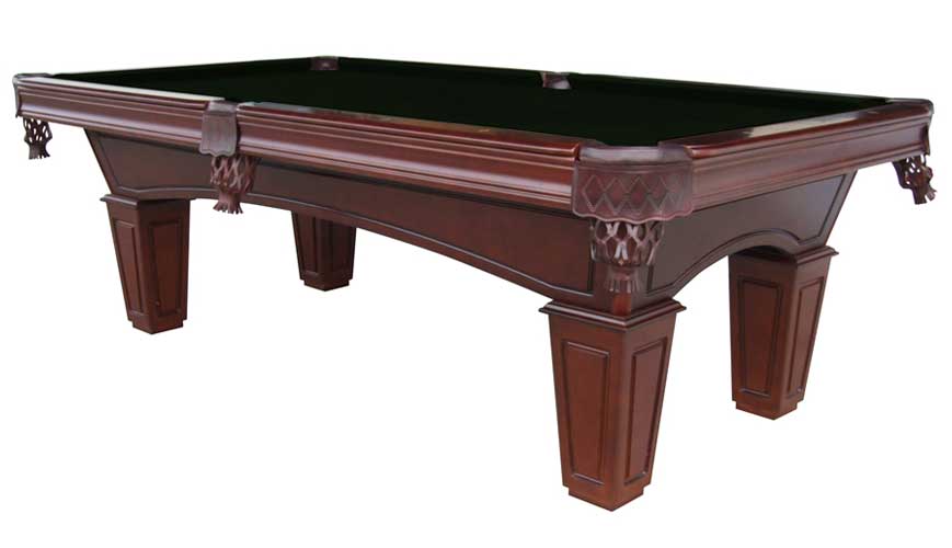 Carmelli Oxford 8 Ft Solid Wood Slate Pool Table With Accessories By Harvil