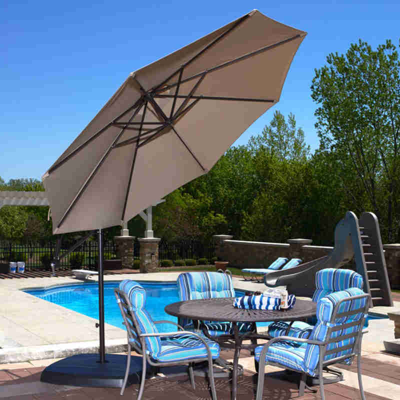 Santiago 10 ft. Octagon Cantilever Umbrella