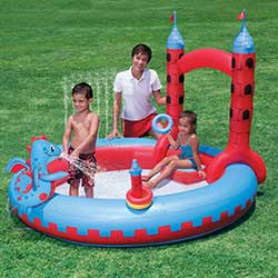 Interactive Castle Inflatable Play Pool