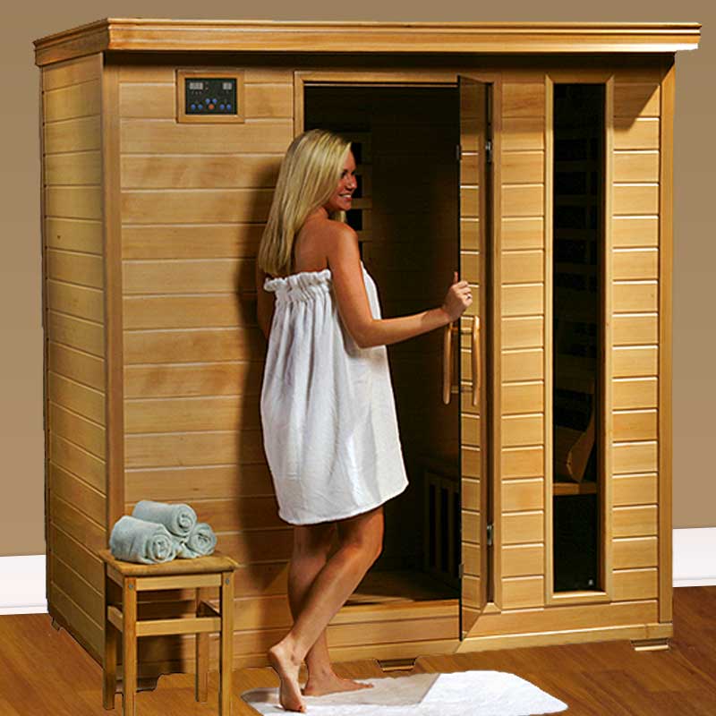 Perfect Heat Monticello Ultra 4 Person Carbon Infrared Home Sauna