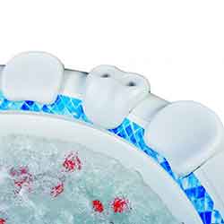 Inflatable Spa Headrest and Drink Holder Set