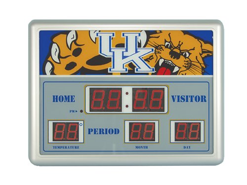 NCAA Official Team Logo Scoreboard Wall Clocks