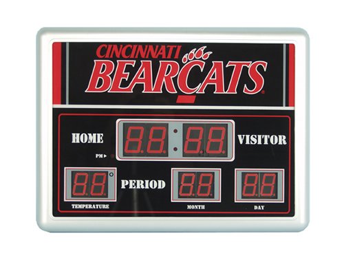 NCAA Official Team Logo Scoreboard Wall Clocks