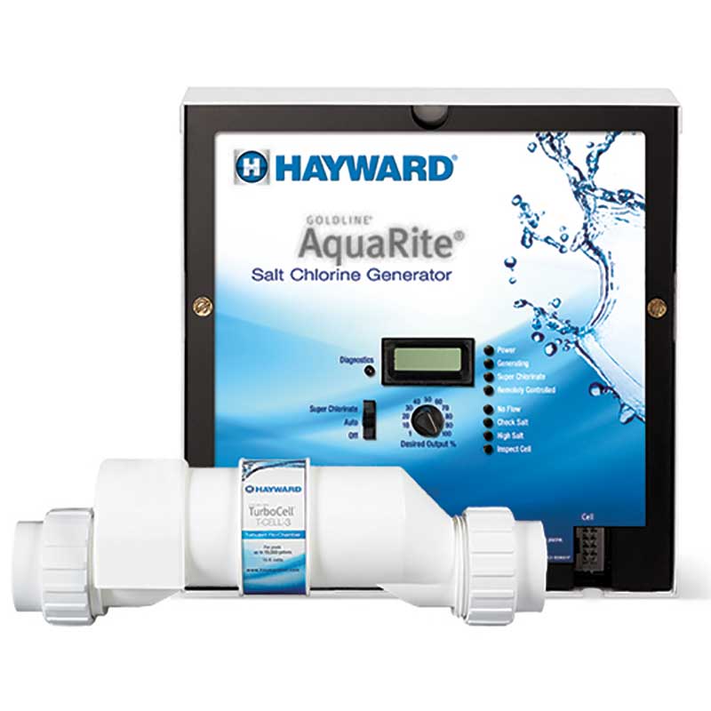 Hayward Aqua Rite 15K Salt Water  Chlorinator Includes Turbo Cell, Flow Switch and Unions