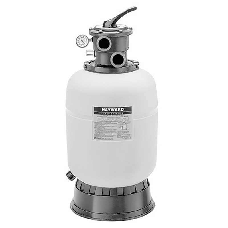 Hayward 16  Pro Series Sand Filter - 30  GPM Includes 6-Position 1.5  Top Mount Valve and Pump Mounting Base. Requires 100# Sand - Currently Unavailable