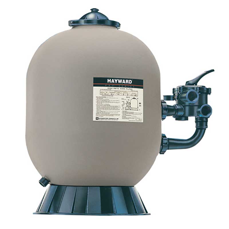 Hayward 24  Pro Series Side Mount Sand  Filter - 62 GPM Includes 7-Position 1.5  Side Mount Valve. Requires 300# Sand - Currently Unavailable