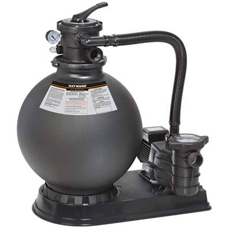 Hayward 21  VL Series Sand Filter  System - 1.5 hp Pump - 6' Power Cord Standard Plug and 7-Position Top Mount Valve - Requires 150# Sand - Currently Unavailable