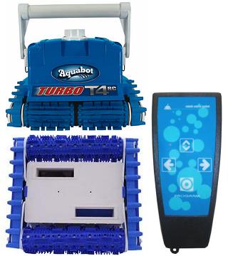 Aquabot Turbo T4 Remote Control Automatic Pool Cleaner