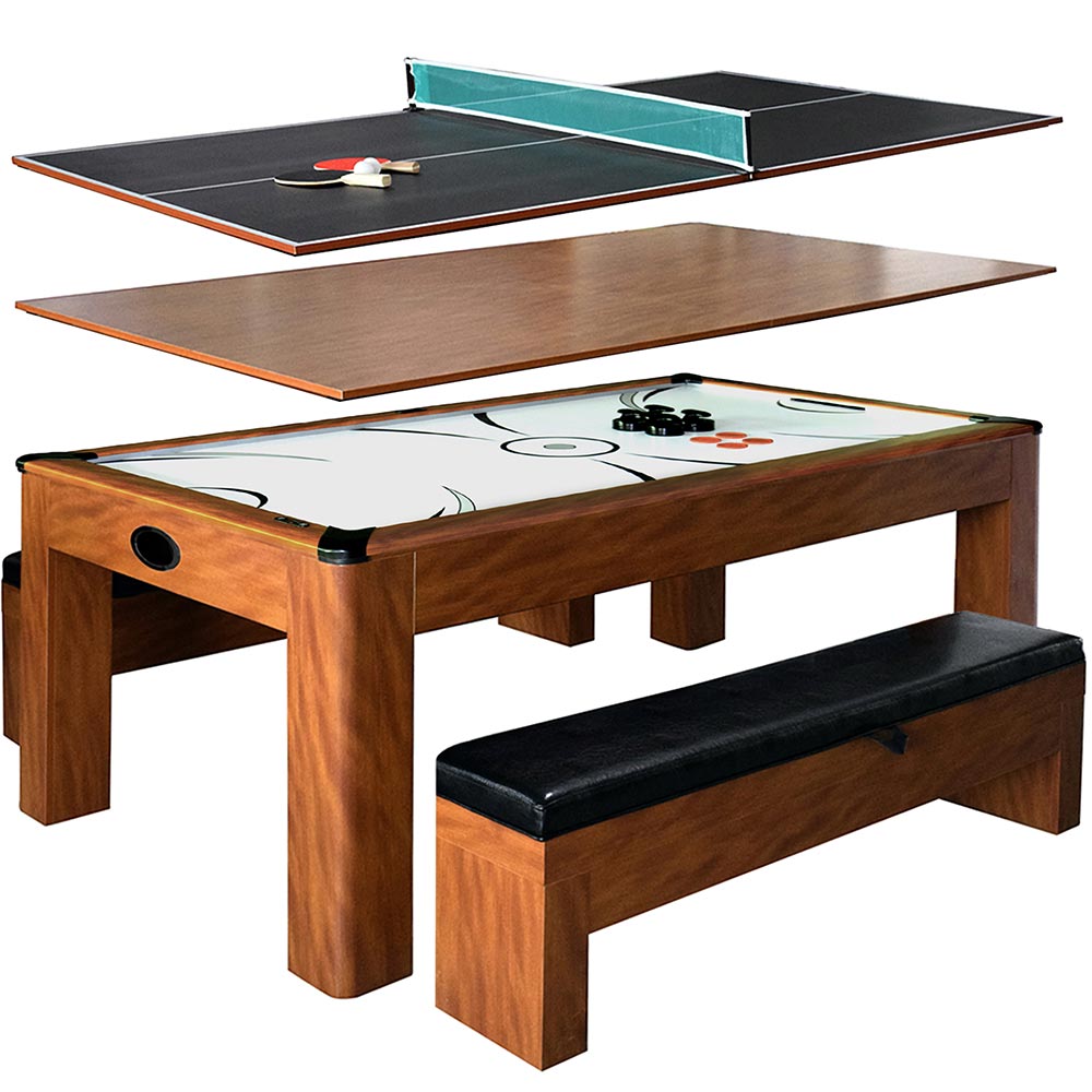 Sherwood Air Hockey Table with Benches
