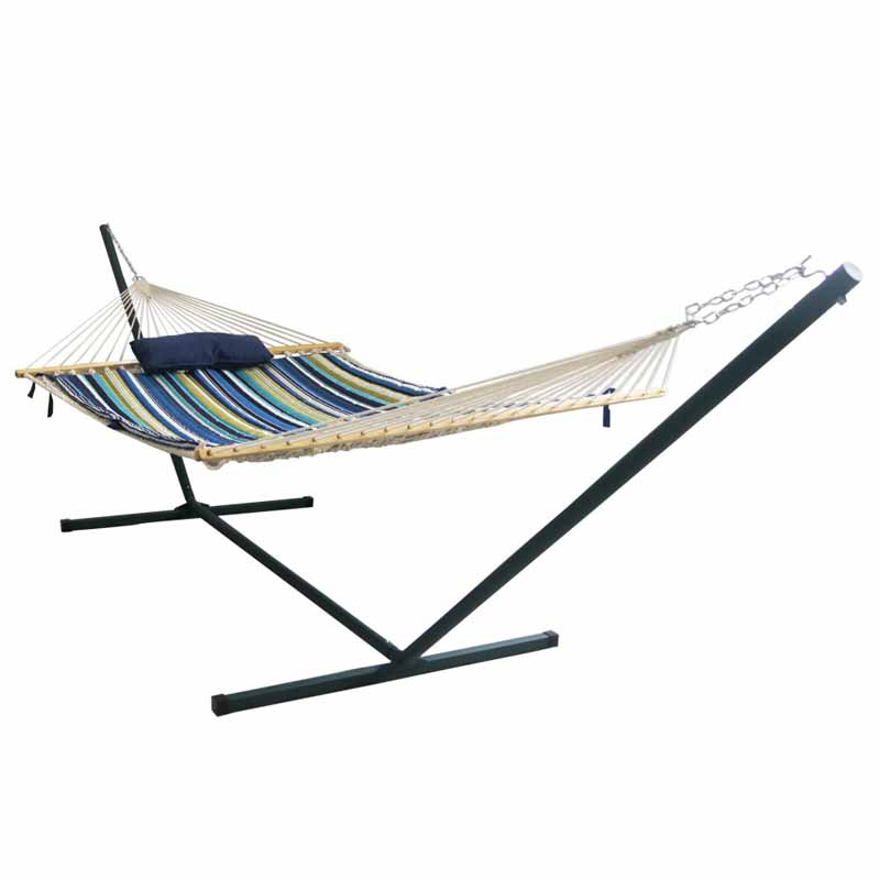Island Retreat Hammock Set - 12 ft - Blue Cover - In Stock Soon! Call to Preorder
