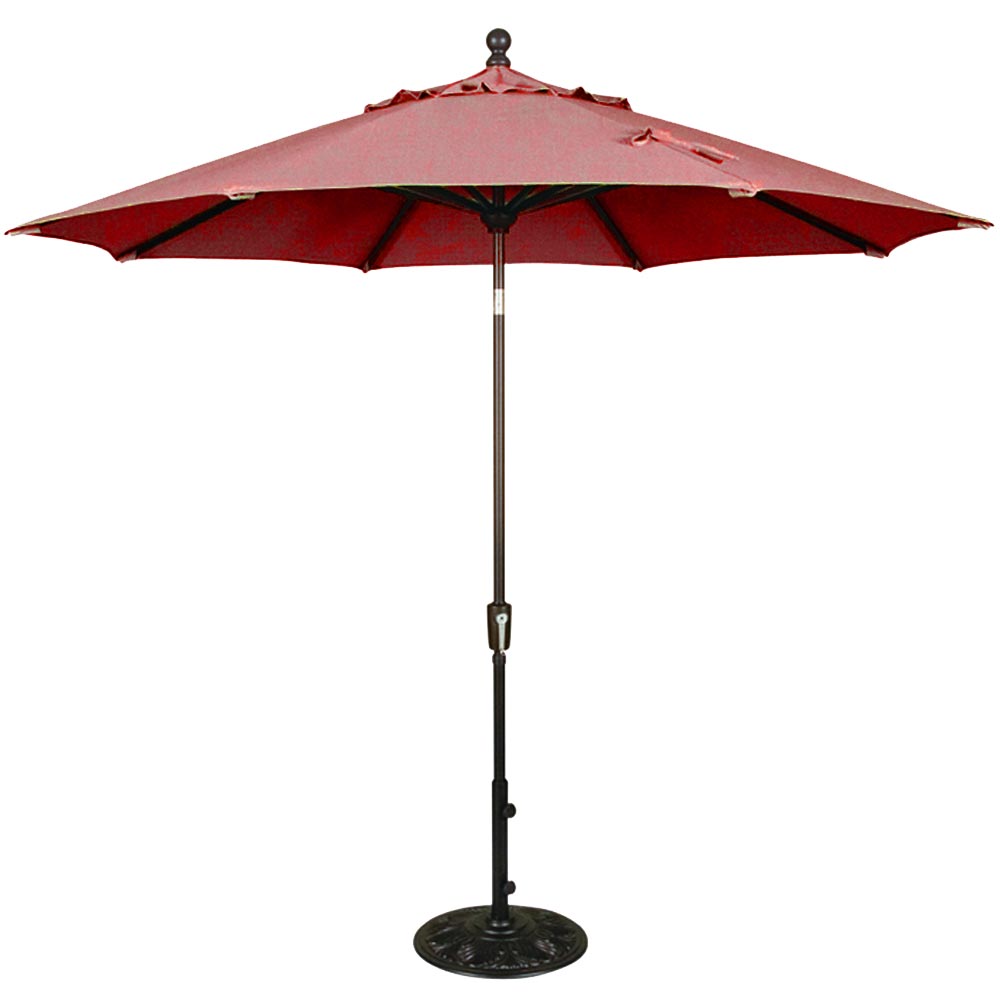 Catalina Market Umbrella w/ Auto Tilt  - 9' Octagon  - Terra Cotta Olefin