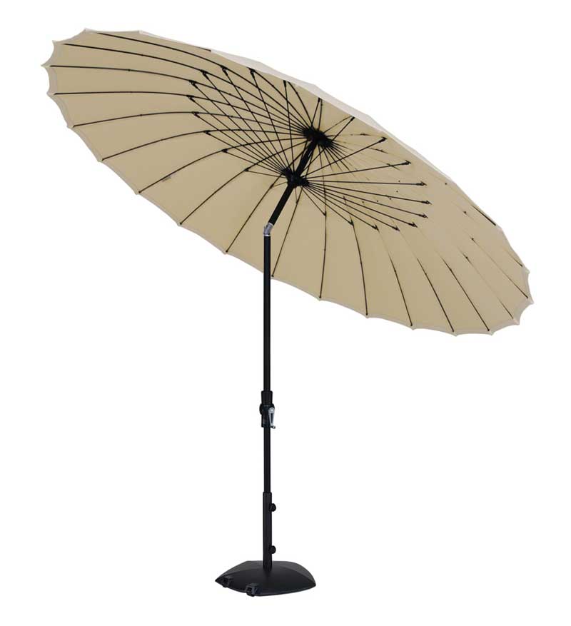 Canton 10' Umbrella with Collar Tilt - Khaki