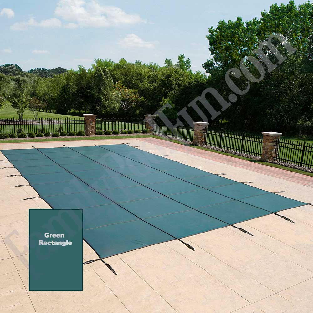 18 Year Heavy Duty In Ground Pool Mesh Safety Covers