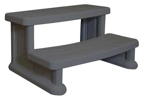 Economical Spa Side Steps - Grey - In Stock Soon! Call to Preorder
