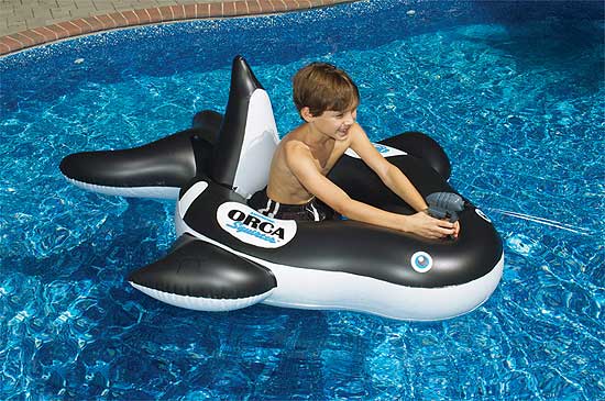 Orca Squirter Inflatable Swimming Pool Float - Currently Unavailable