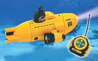 R/C Diving Submarine Pool Toy with Search Light