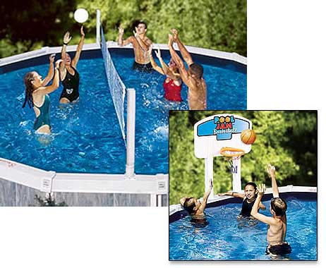 Pool Jam Above-Ground V-Ball/B-Ball Combo - Currently Unavailable