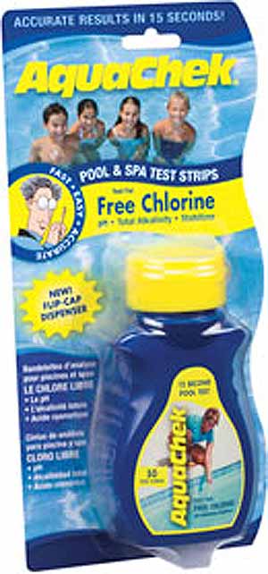 AquaChek Chlorine 4-Way Test Strips